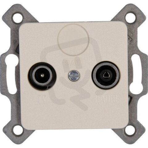 110201076 Antenna socket TV/RF single an