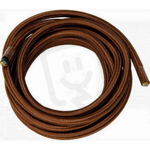 151502116 Textile cable, H03VV-F 2x0,75m