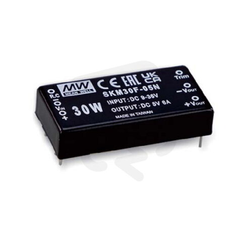 MEAN WELL SKM30F-15N Měnič DC/DC 30W 15V