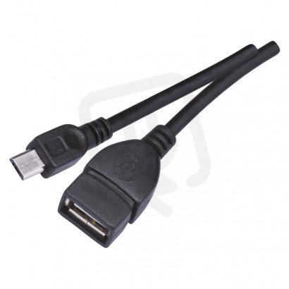 USB kabel 2.0 A/F-MICRO B/M OTG 15CM Emos SB7400