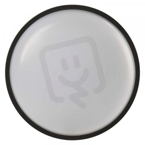 LED nástěnné kruhové svítidlo ČERNÁ IP65 20W WW ZM3031 teplá bílá