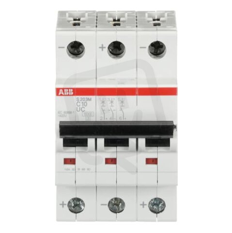 S203M-C10UC Jistič 3p 10A char. C ABB 2CDS273061R0104
