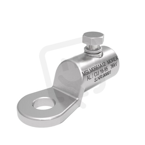 Kabelové oko MSLM95 Al/Cu 16-95mm2, M12, 1x Al šroub, 36 kV MOREK MSLM0951A12