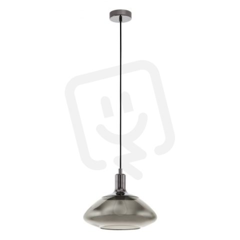 Závěsné svítidlo TORRONTES 1xE27 60W černá-transparent 60W IP20 EGLO 98291