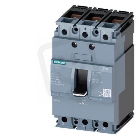 Odpínač 100A, 3pól, přední přívod SIEMENS 3VA1110-1AA32-0AA0