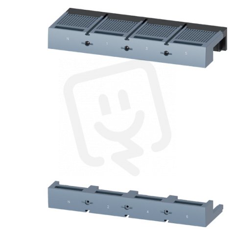 SIEMENS 3VA9601-0WD40 Kryt svorek pro pevné provedení, 4pól, pro 3VA15, 3VA25