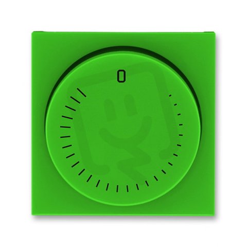 Kryt regulátoru otáček s maticí 3294H-A00130 67 zelená/kouř. černá Levit ABB