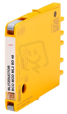 Kombinovaný svodič - modul pro 1pár vodičů BLITZDUCTORconnect stavový terčík