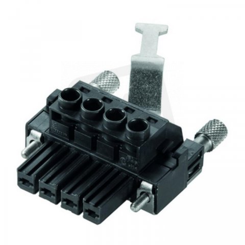 Zásuvný konektor DPS BVZ 7.62HP/04/180RSH150 SN BK BX PRT WEIDMÜLLER 2637690000