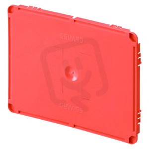 Gewiss GW48006P  Ochranný štít pro rozbočovací krabice pro PT 6, 196x152mm