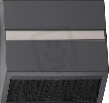 Zásuvná krytka s rámečkem adaptéru System 55 antracit GIRA 068228
