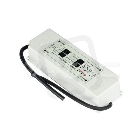 LED Plastic SLIM Power Supply 150W IP67 12V, VT-22155 V-TAC SKU3250