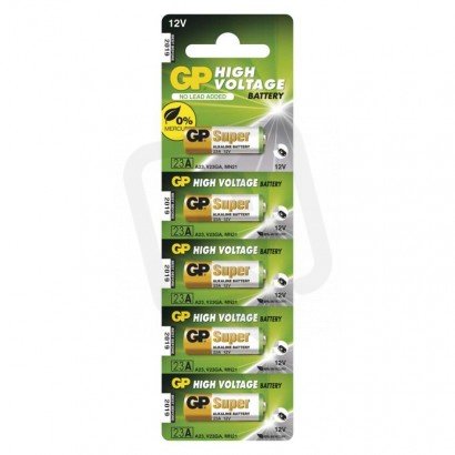 Alkalická speciální baterie GP 23AF (MN21, V23GA) 12 V B1300