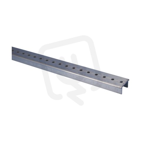 Hliníkový profil děrovaný pro držáky ABS, 2 metry, 560930 ERICO ABS AP 25 560930
