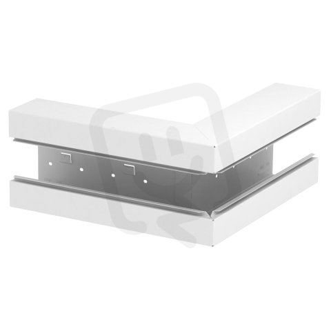 Vnější roh OBO GS-SA90170RW, pro kanál Rapid 80, 90x170mm, čistě bílá Ocel