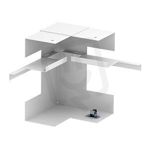 Vnitřní roh OBO GS-DI70170RW pro kanál Rapid 80, 70x170mm, čistě bílá Ocel