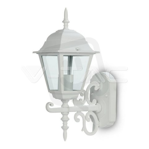 Wall Lamp Small Matt White Up E27,  VT-7