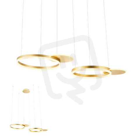 Závěsné svítidlo SIGUA SU LED RD 99W 3000K GD REDO 01-2606