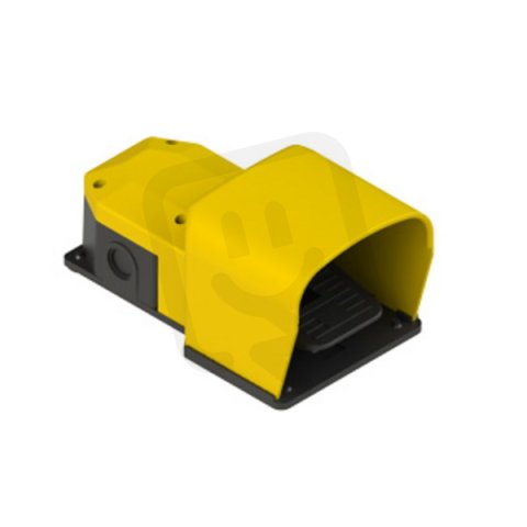 Nožní spínač PX10111, žlutý, IP65 (1NO+1NC) PIZZATO PX10111