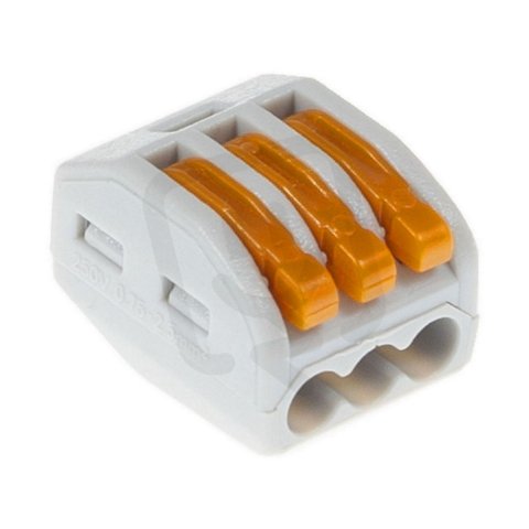 WAGO svorka 3x2,5 šedá T-LED 11235