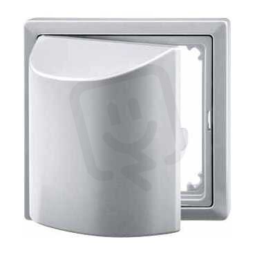 Schneider MTN516160 Distanční rámeček se sklopným víčkem pro kombinované vložky v souladu s DIN 49075, S-Design, alu