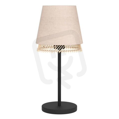 Stolní svítidlo TABLEY 1xE27 černá/přírodní/bambus 1X40W IP20 EGLO 43977