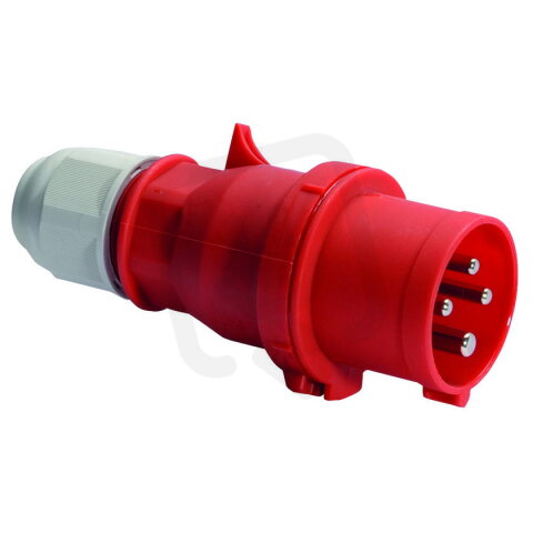 Vidlice 16A 4p 400V IP44 6h Quick-Connect BALS 2130
