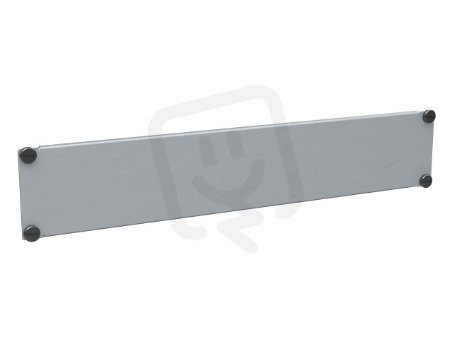 ZPR-02-G Záslepka plastový zámek 19" 2U RAL 7035, ZPR-02-G   SOLARIX 80192045