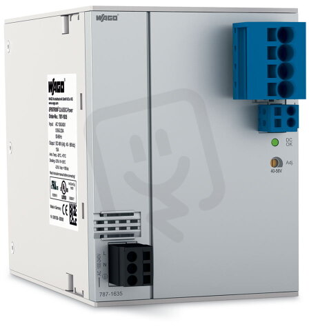 Spínaný napájecí zdroj Classic 1fáz. 48V DC 10 A TopBoost WAGO 787-1635/000-070