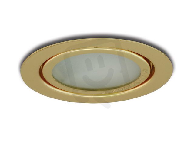 Nábytkové svítidlo NP zapuštěný hal. zlato lesk PANLUX NPZ-G420/Z