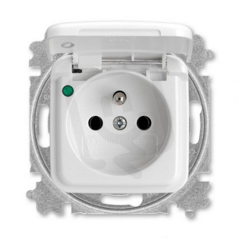 ABB 5589B-A02387 B Zásuvka s víčkem, se signalizací provozního stavu