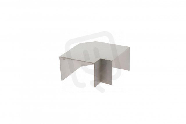 Úhel plochý 18x13mm, bílá MALPRO 11813