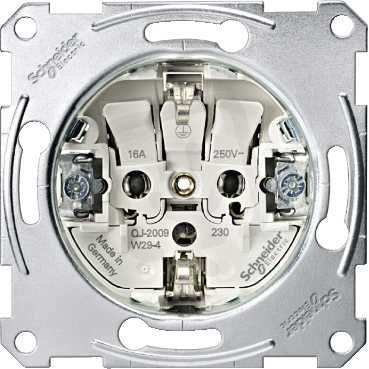 Merten Mechanismus zásuvky 250V/16A SCHUKO, bezšroubová SCHNEIDER MTN2300-0000