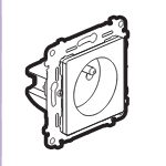 Legrand S753180 VALL BÍLÁ Zásuvka2P+T CL.AS.PO