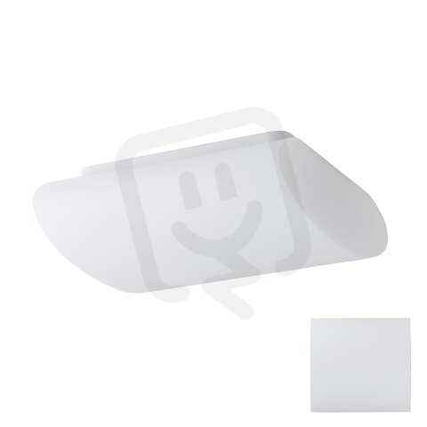 Přisazené svítidlo se skleněným stínidlem OSMONT ALTAIR 1 2x10W IP41 E27 bílá