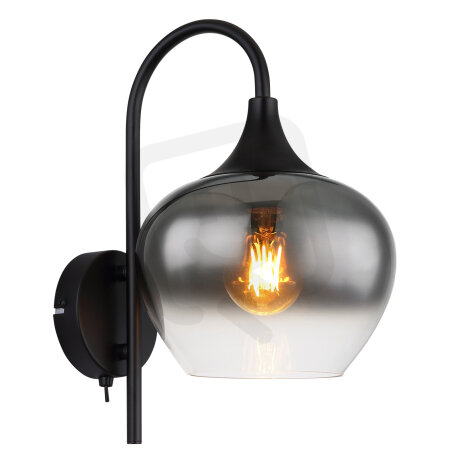 Nástěnné svítidlo MAXY černá 1x E27 40W, 230V GLOBO 15548W