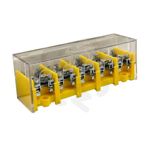 Stoupačková svorkovnice DTB (5x)25/(5x)4x10 žlutá ELEKTRO BEČOV UC52510.26