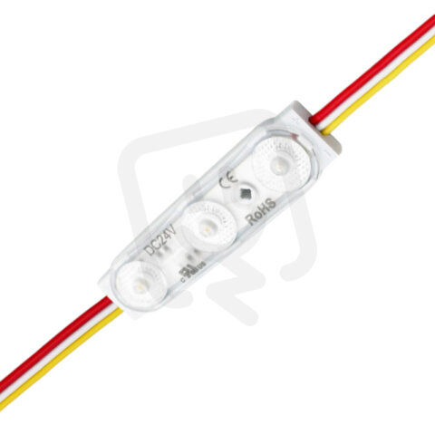 LED modul 3x SMD3030, 1,08W, 24V, 95 lm,