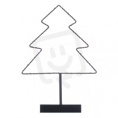 LED vánoční stromek stojan, 3xAA, teplá bílá, časovač