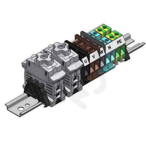 Stožárová výzbroj SV A 6.10.5/2 (dva nosiče pojistek) ELEKTRO BEČOV H411328