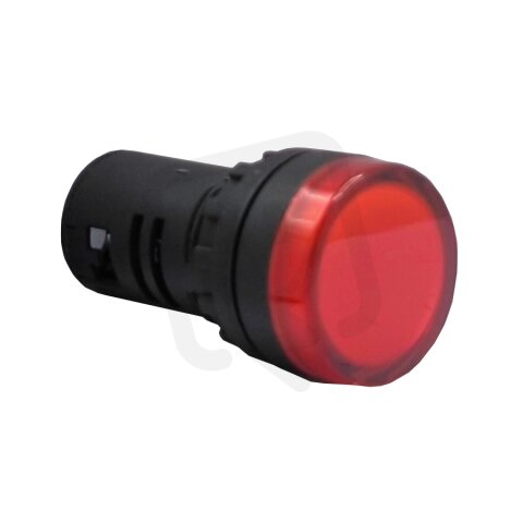 Kontrolka LED KND 16 červená 12-24V AC/DC ELEKTRO BEČOV K8161224.16
