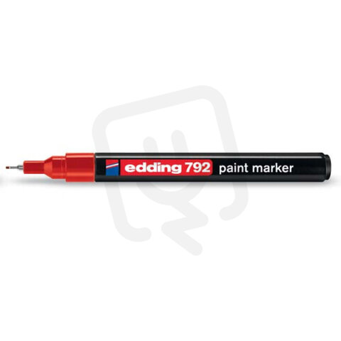 EDDING 792 rudá Permanentní pero s kulatým hrotem 0,8mm / barva rudá