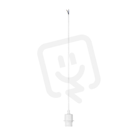 FENDA závěs A60 bílý bez stínítka bez rozety otevřený kabel max. 60 W SLV 132661