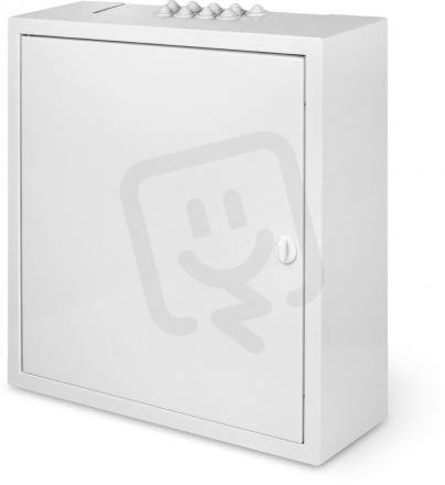 Celoplechová skříň na omítku 36 modulová (2 řady), 455x440x130mm, IP30