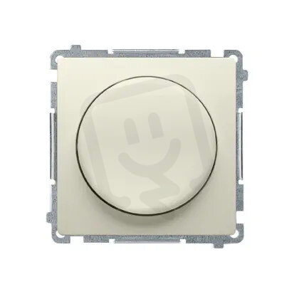 Otočný stmívač pro stmívatelné LED 230VAC, 2-250W, Béžová BMS9L.01/12