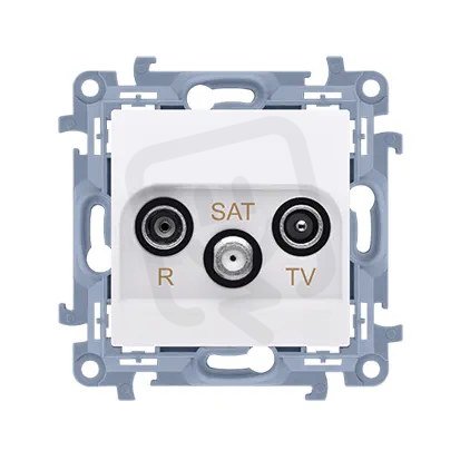 CASK.01/11 Anténní zásuvka R-TV SAT konc
