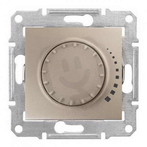 Schneider SDN2200668 Stmívač otočný RC 25-325W/VA, ř. 1, titan