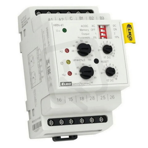 Hlídací napěťové relé, 1 fáze HRN-41/400V ELKO EP 8595188140423