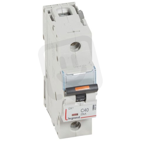DX3 JISTIČ, 1 PÓLOVÝ, CHAR. C,40A 25KA LEGRAND 409759