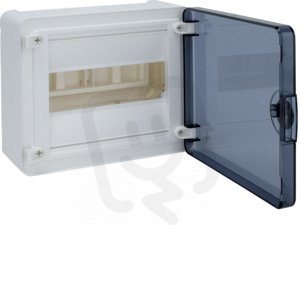 Hager VS108TS Rozvodnice násť. golf,IP40,1-řadá,8 mod,transp. dvířka